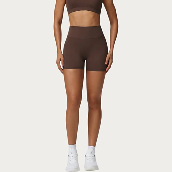 Anna-Kaci Women's High Waist Biker Shorts with Smooth Stretch Knit Fabric