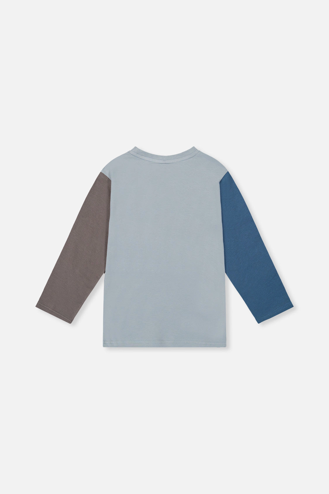Deux par Boys Long Sleeve Organic Cotton T-Shirt with Dino Graphic