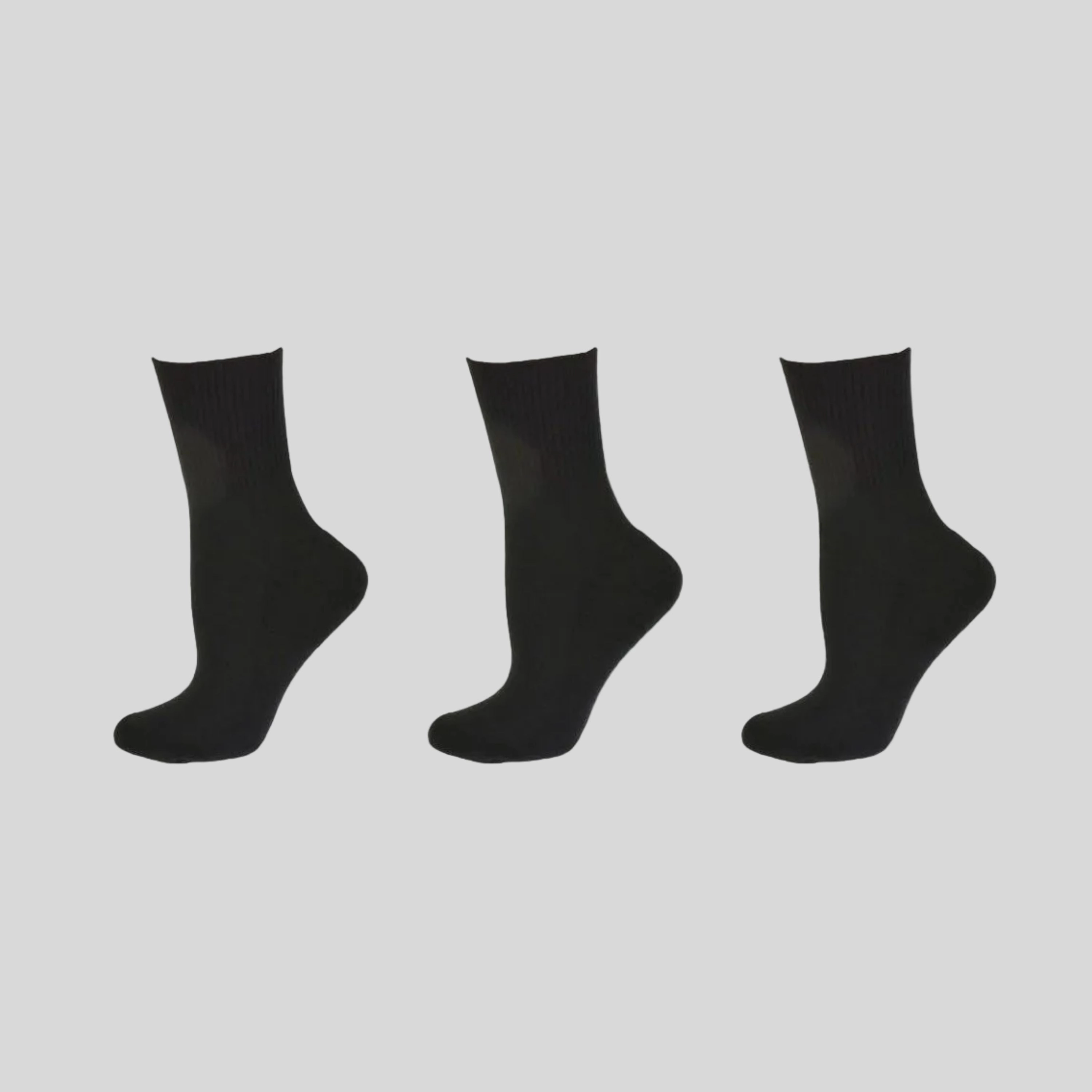 Wear Sierra Cushioned Cotton Ankle Quarter Socks 3 Pack Women