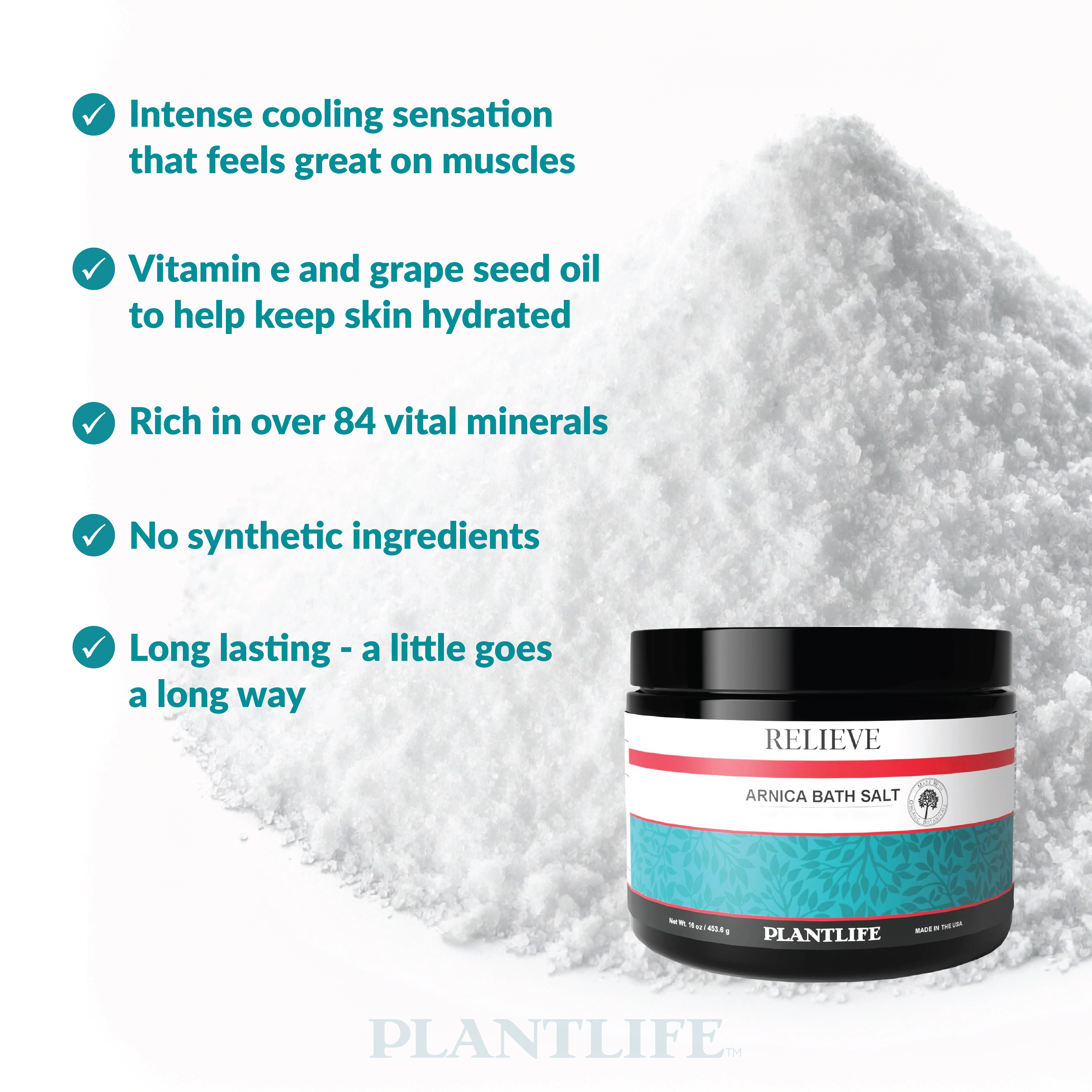 Plantlife Arnica Relieve Mineral Bath Salt