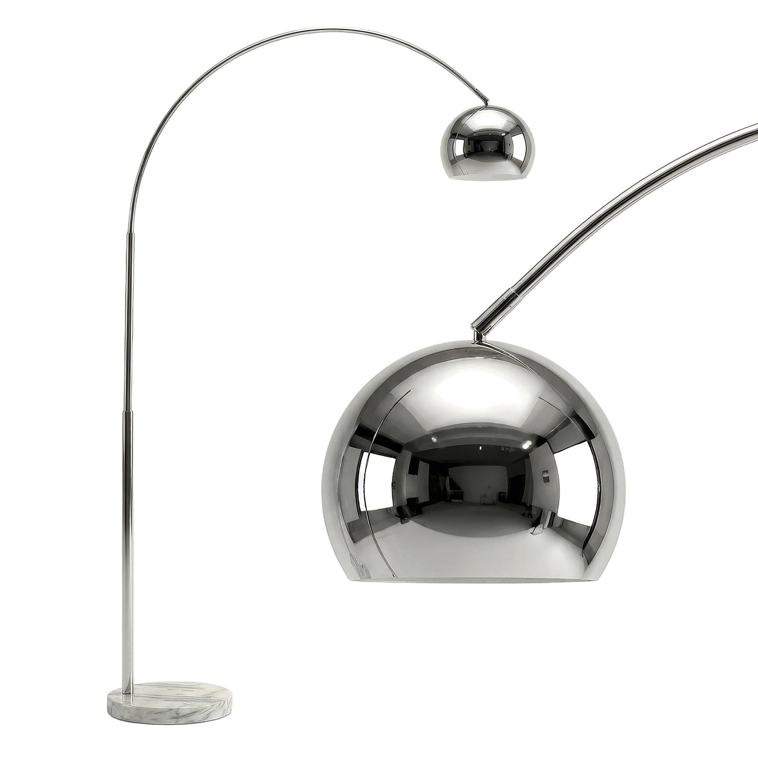 Brightech Olivia Marble Adjustable Floor Lamp