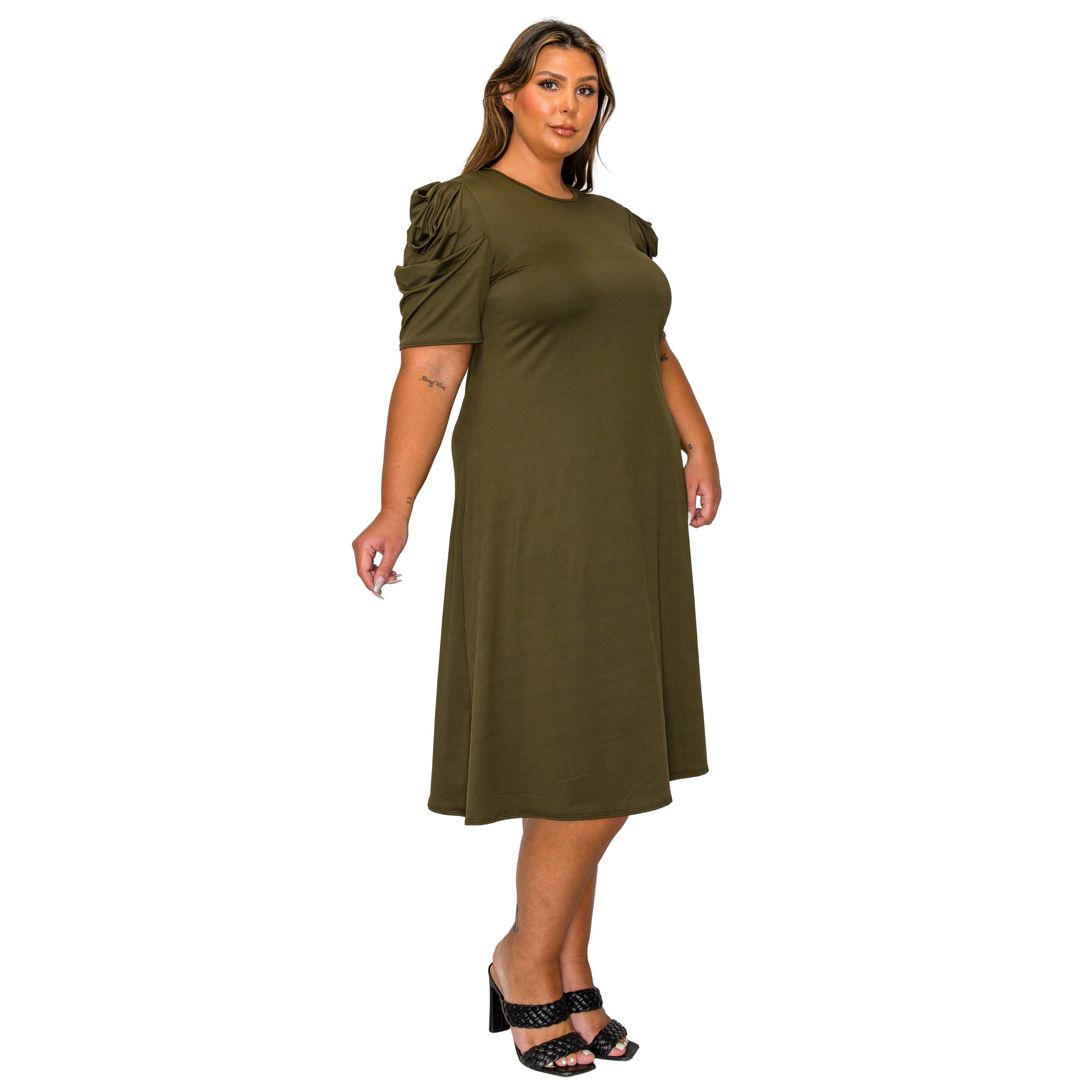 L I V D Women's Plus Aleyna Flare Dress