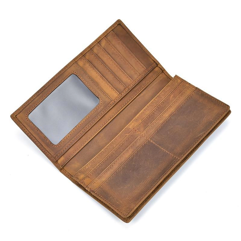 Steel Horse Leather Unisex The Pathfinder Bifold Wallet | Leather Pocket Book