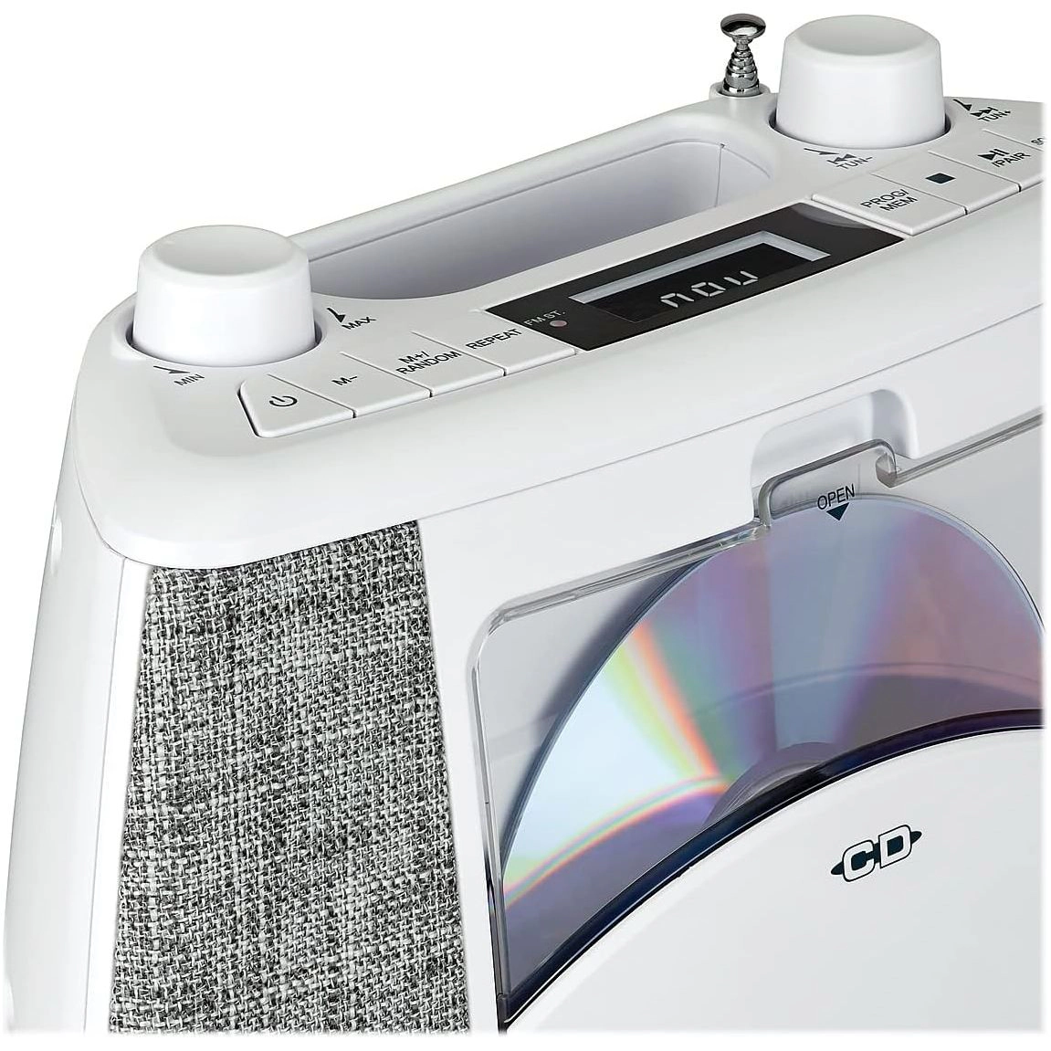 Jensen Portable Bluetooth CD Stereo System with AM/FM Radio CD-565
