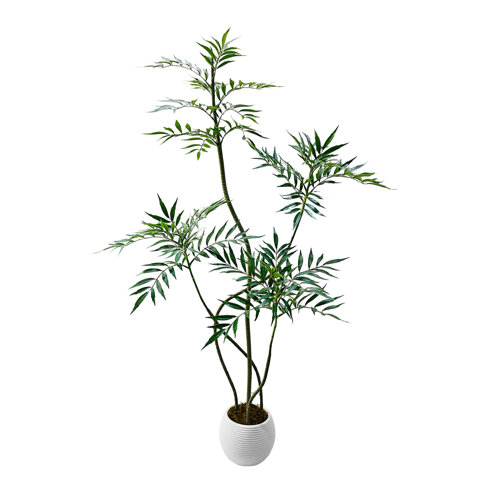 7FT Artificial Mahonia Fortunei Tree with Plastic Planter