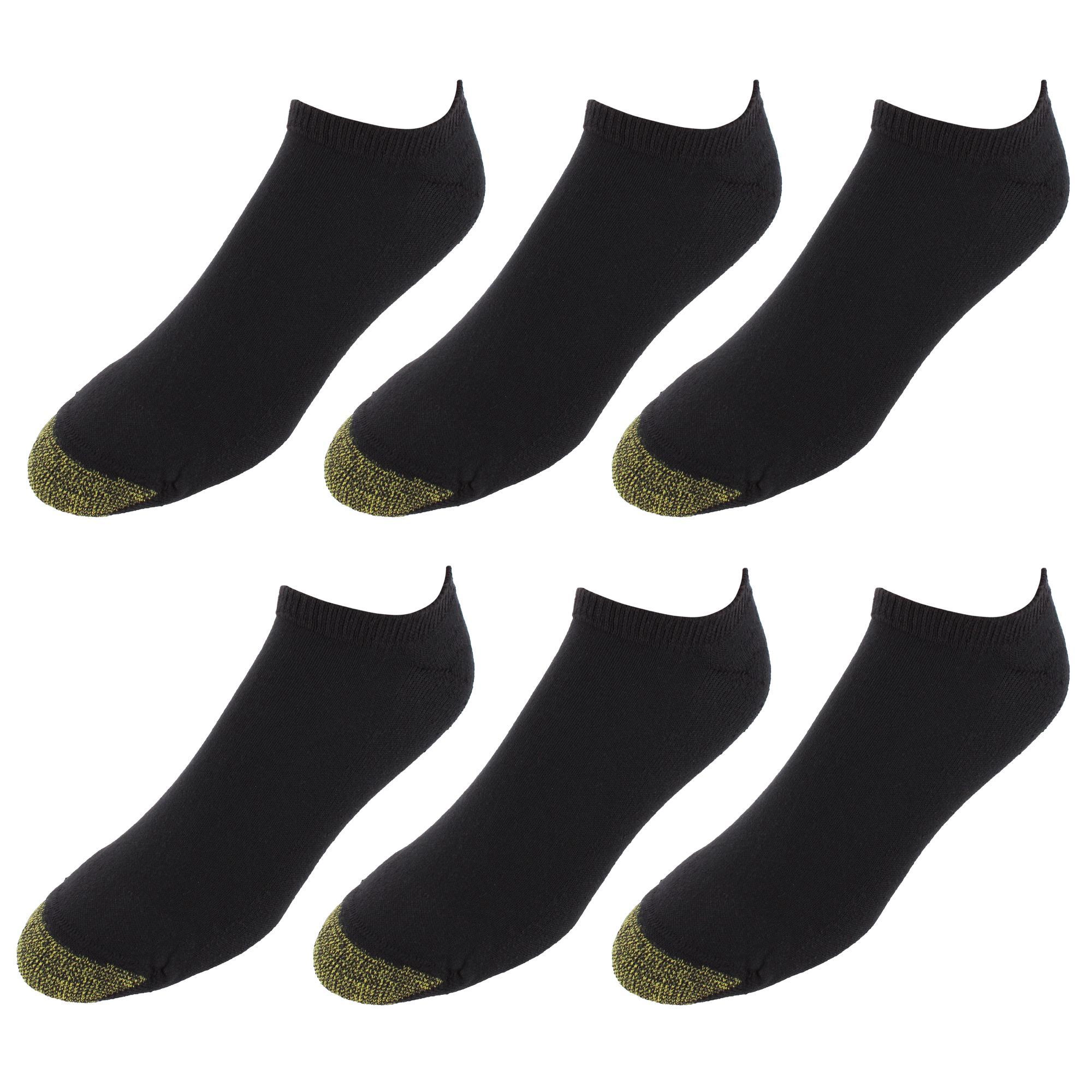 Gold Toe Men's Cushioned Cotton No Show Socks (6 Pack)
