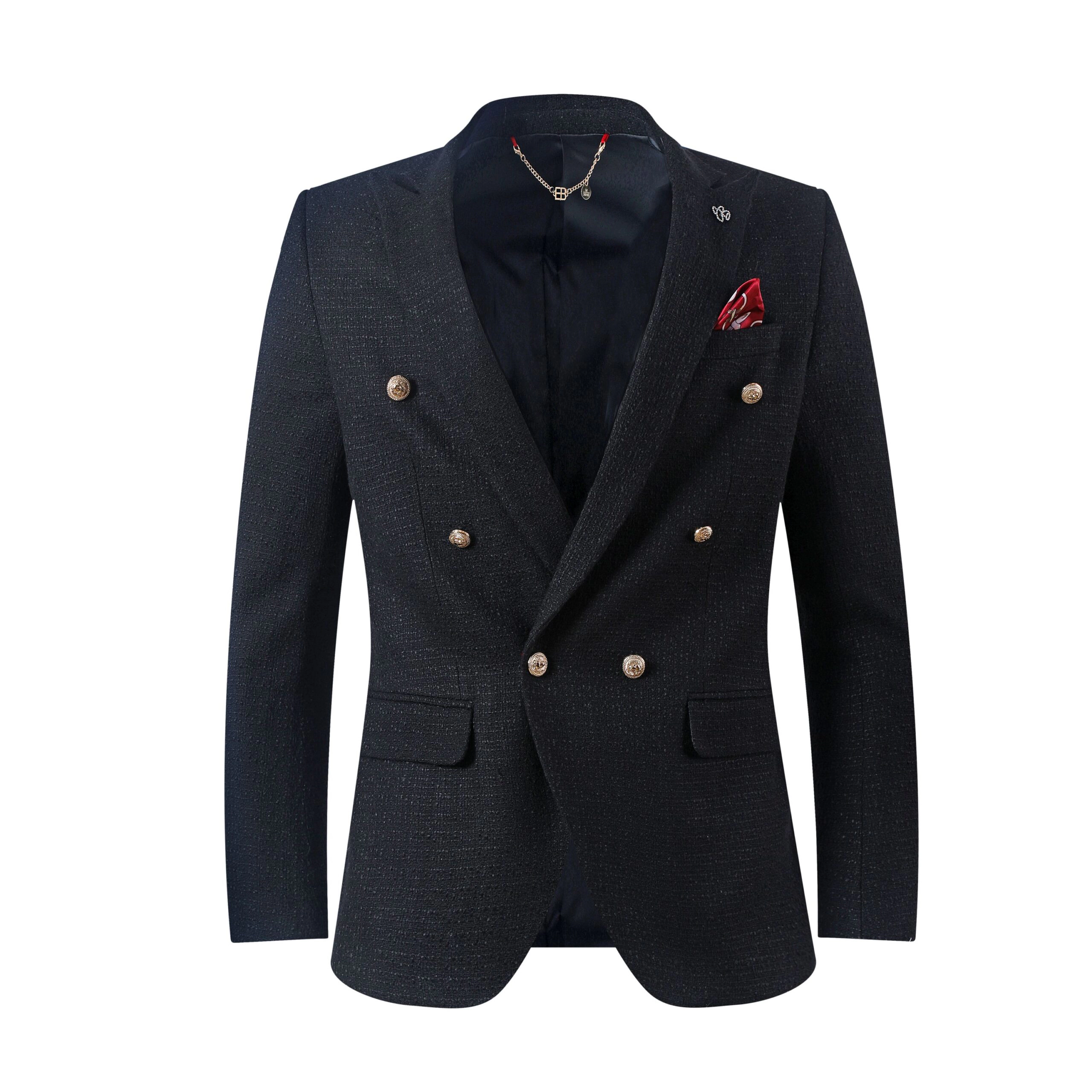 Elie Balleh Men's Slim Fit Classic Waffle Weave Sportcoat