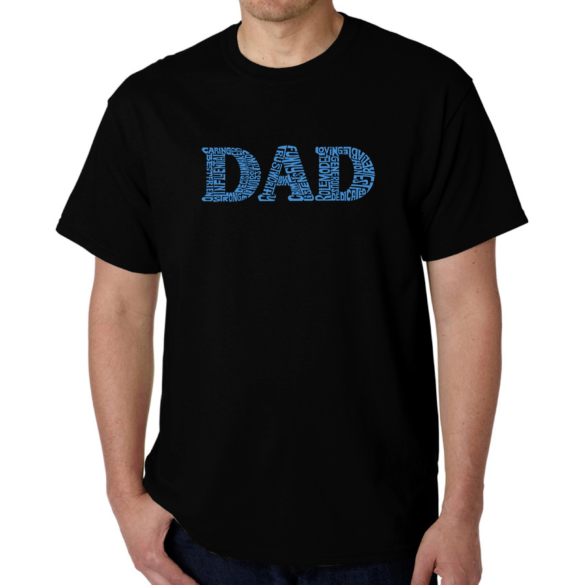 LA Pop Art Men's Dad Word T-Shirt