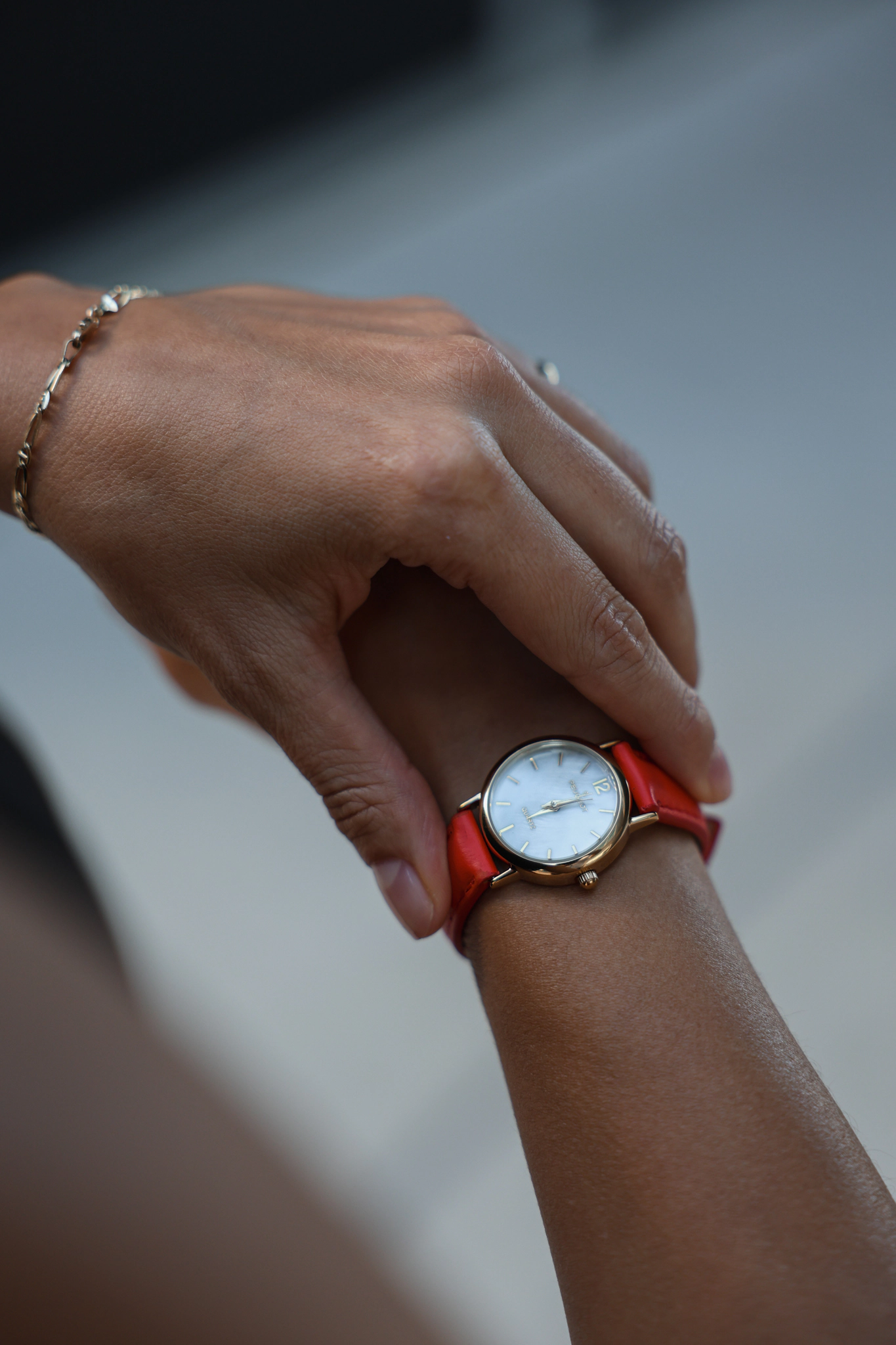 Peugeot Women's Classic 24mm Red Watch With Easy to Read Numerals