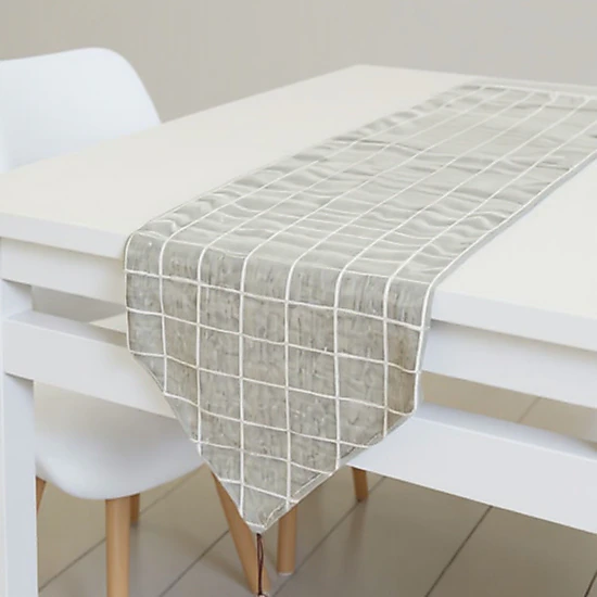 Alilang Unisex Dainty Daisy Print Tablecloth with Soft Neutral Background