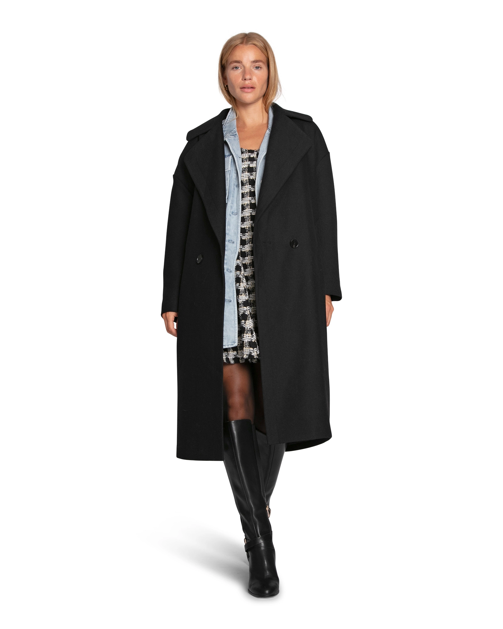 Belle & Bloom Womens Adventure Lifetime Wool Blend Coat