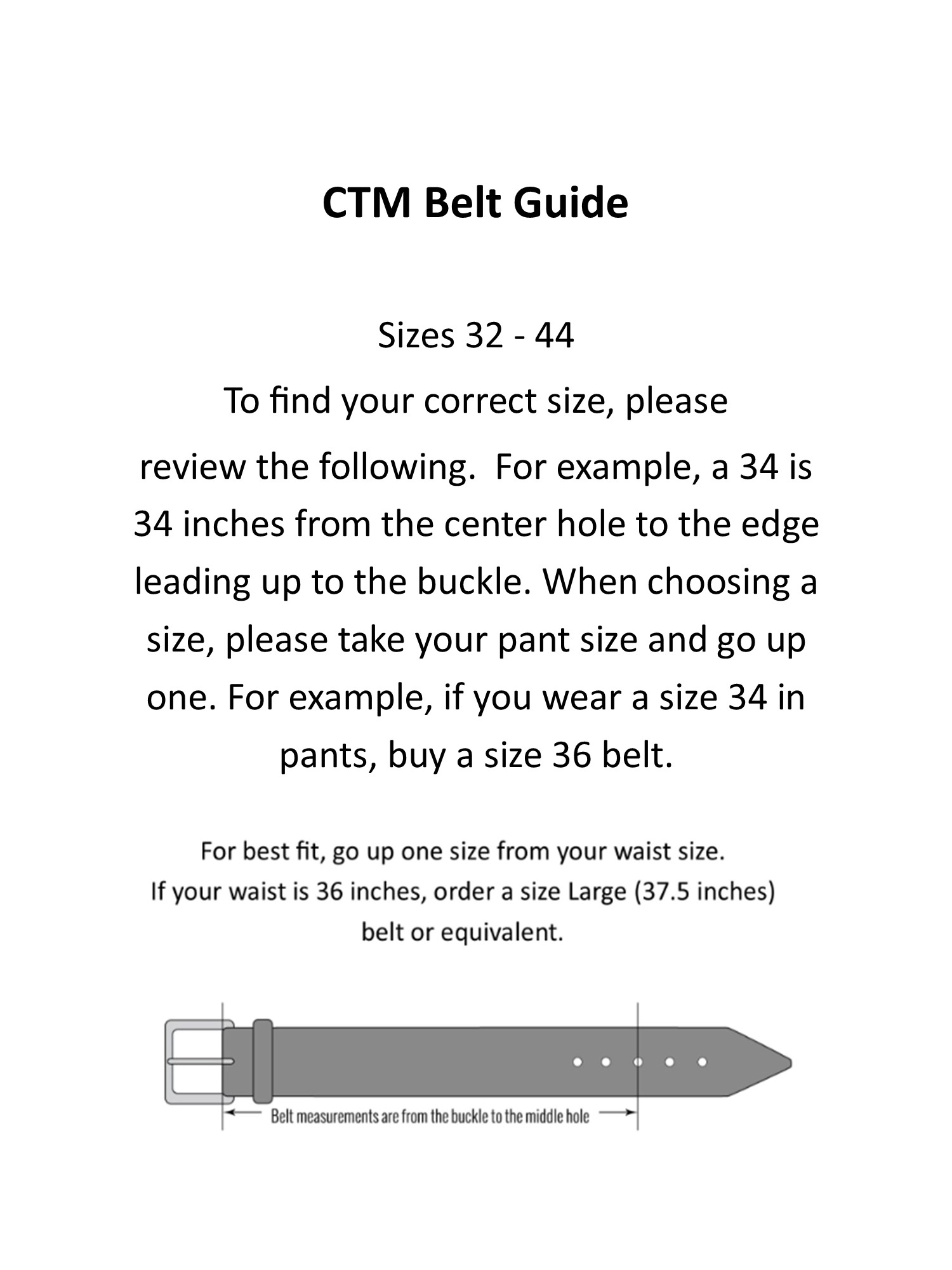CTM Men's Oil Tanned Leather Belt with Embossed Turquoise Accents