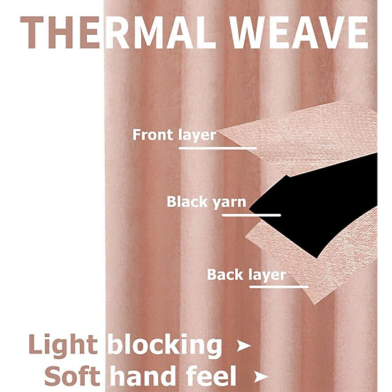 Kate Aurora Hotel Chic 2 Piece Room Darkening Grommet Top Window Curtain Panels