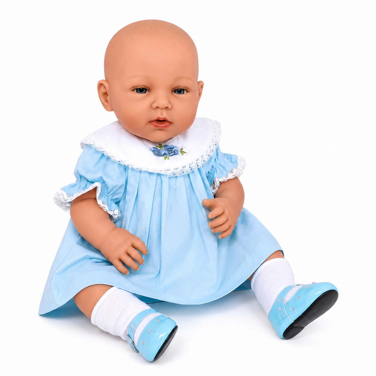 Ann Lauren Dolls - Lil’ Snugglers® 16-Inch Baby Girl Doll – Soft Cloth Body Perfect for Snuggling