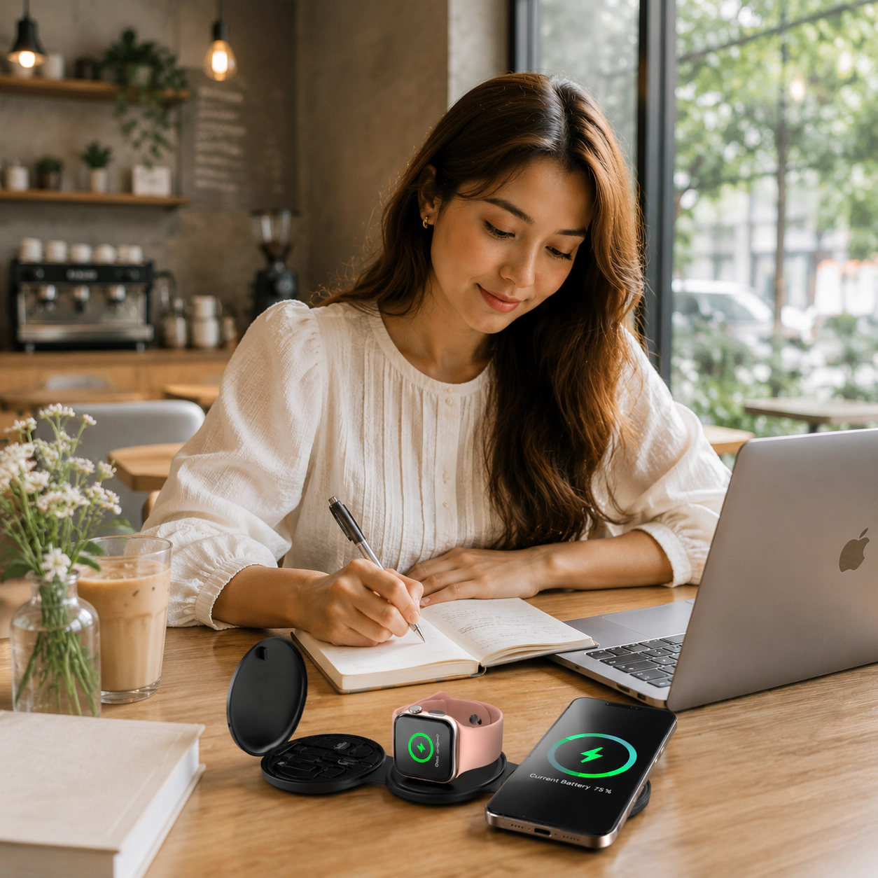 Pursonic 5-in-1 Folding Wireless Charging Station – Power Everything, All at Once
