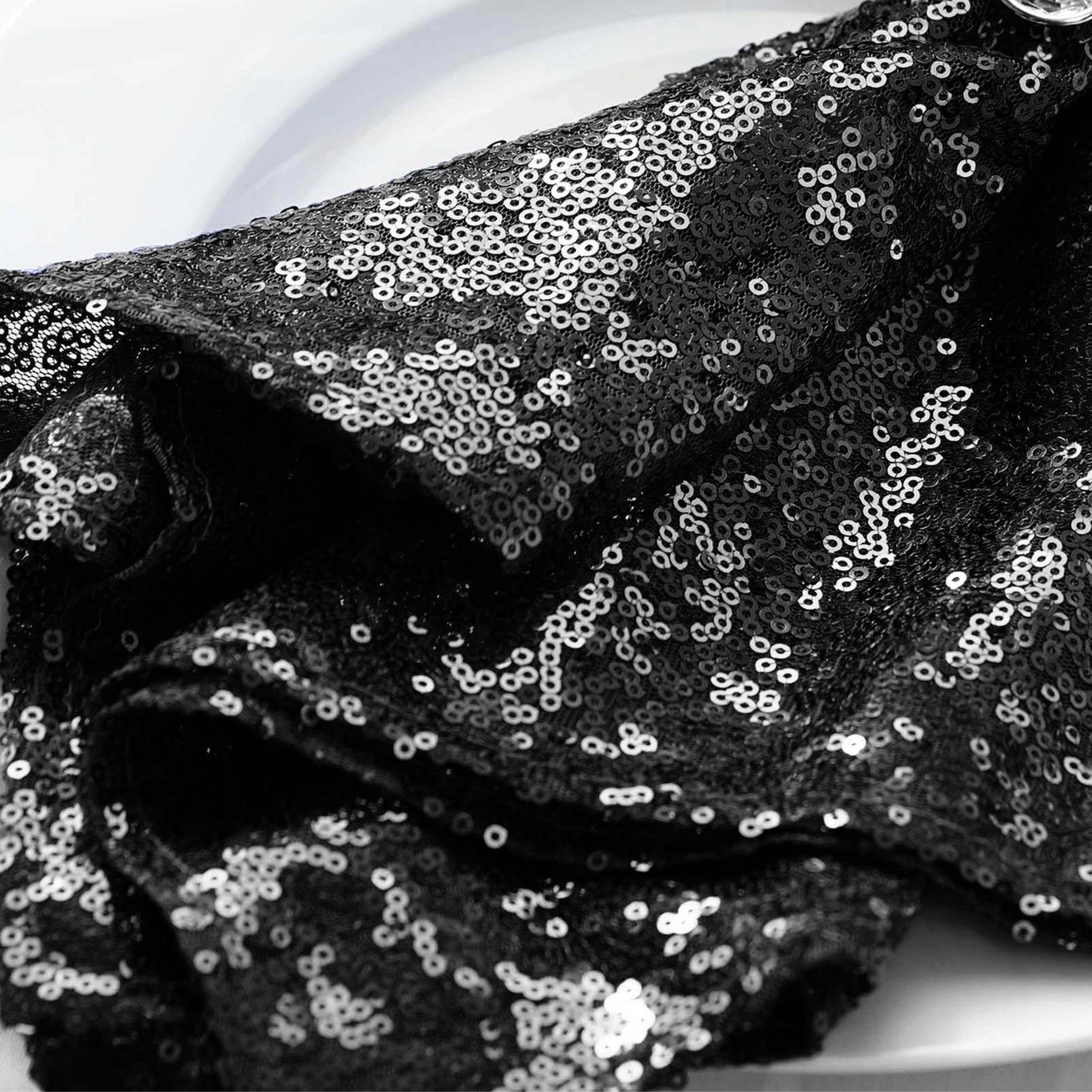 Home Collection 20-Inch Sequin Tulle Dinner Napkin