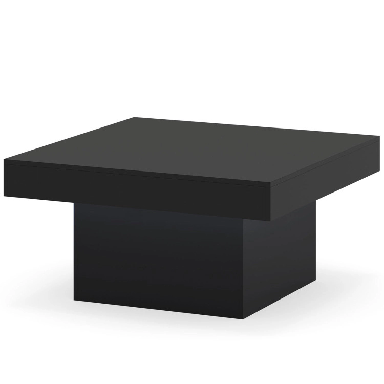 Hivvago Coffee Table Accent With Led Lights And Dynamic Modes