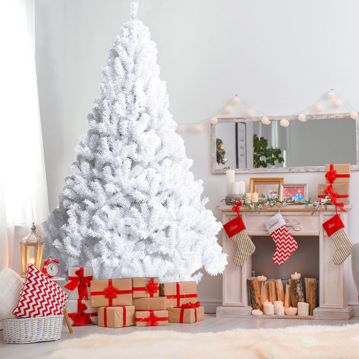 Costway Artificial 5/6Ft Christmas Tree Holiday Indoor Outdoor