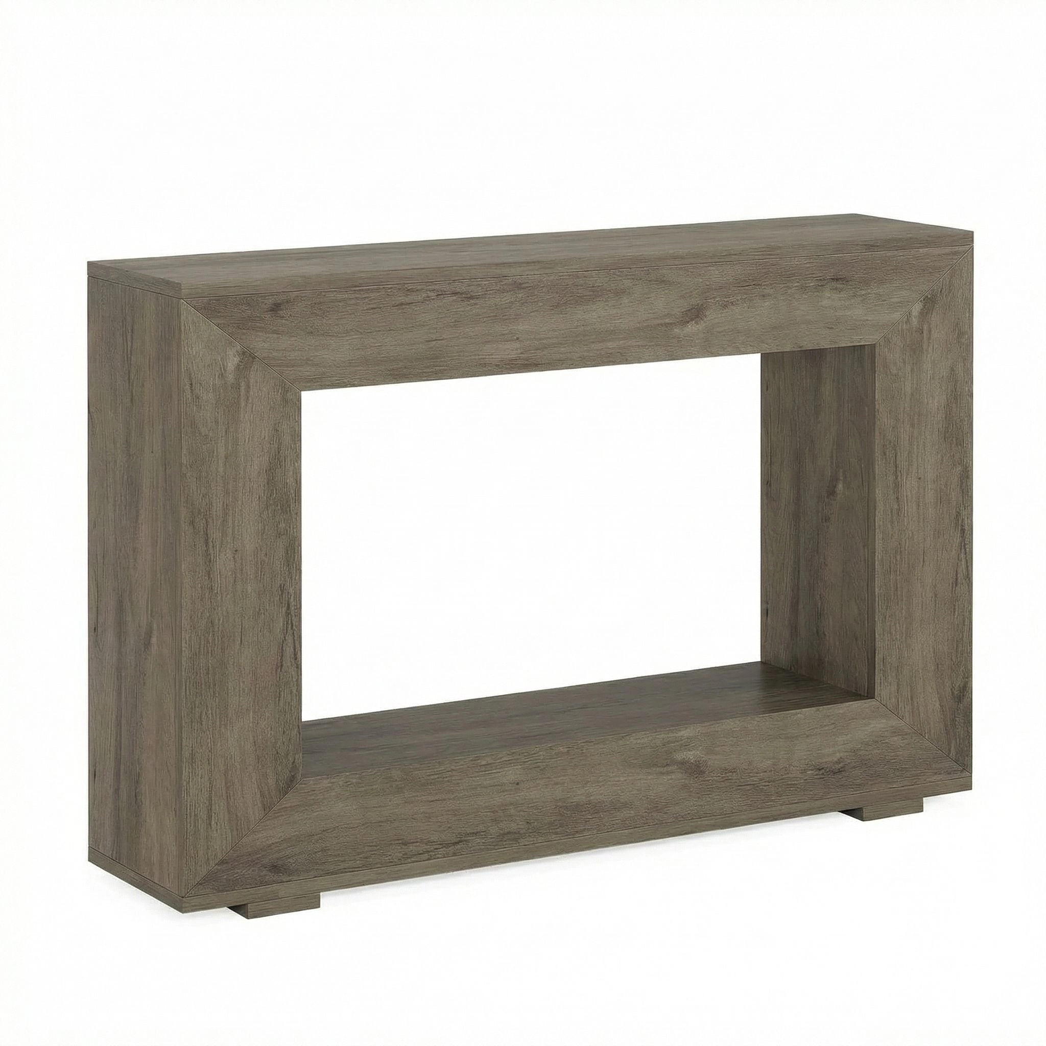 Tribesigns Farmhouse Console Table, 47" Rustic Wood Entryway Sofa Table with Storage