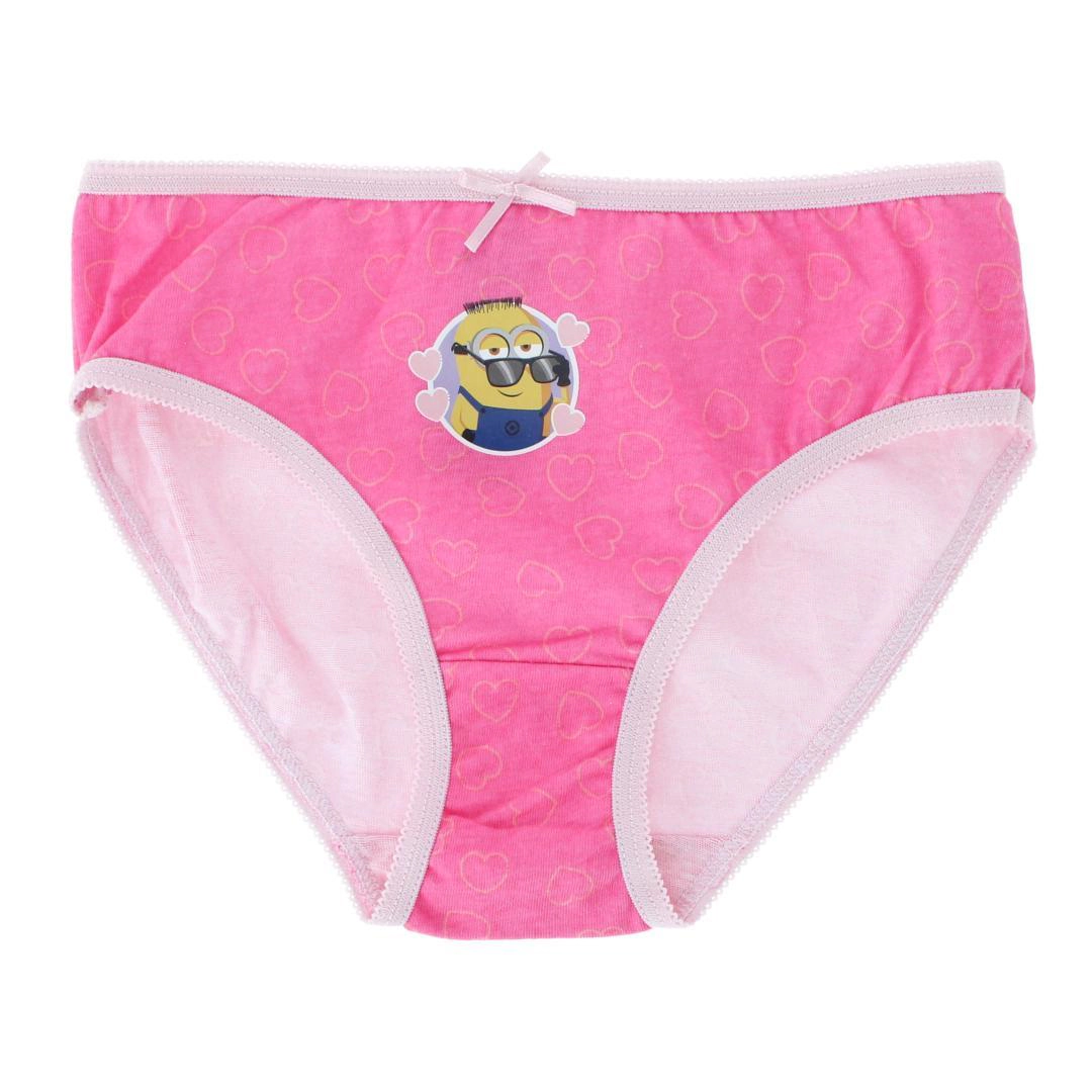 Textiel Trade Toddler Girl's Minion Brief Underwear (3 Pack)