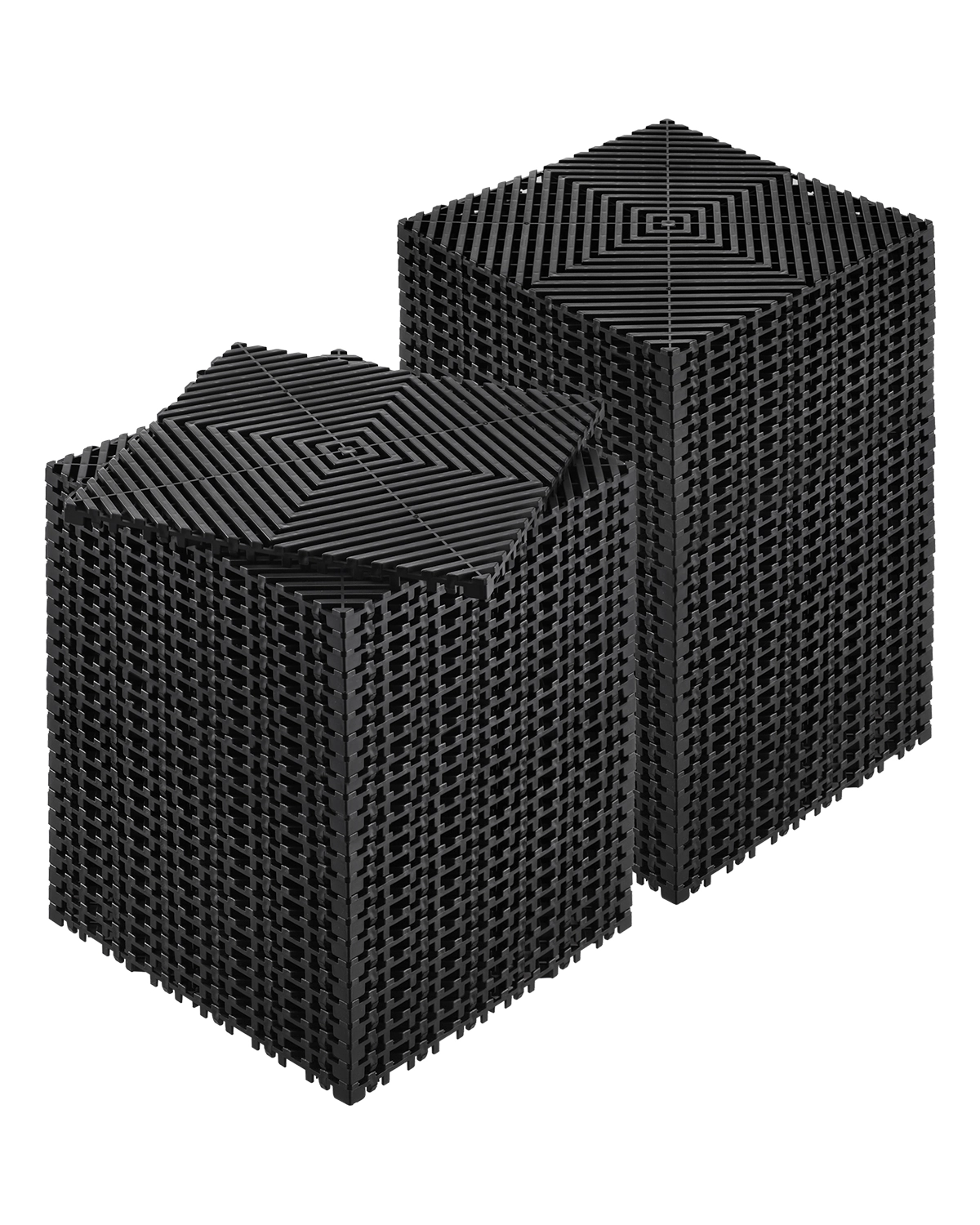 HONGGE Interlocking Drainage Mat Modular Interlocking Cushion Splicing Drainage Mats Non-Slip PP Drainage Floor Tile