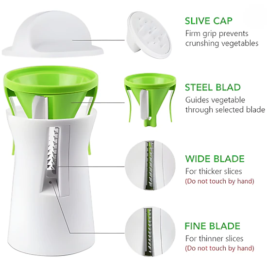 Kitcheniva Zucchini Spiralizer Slicer