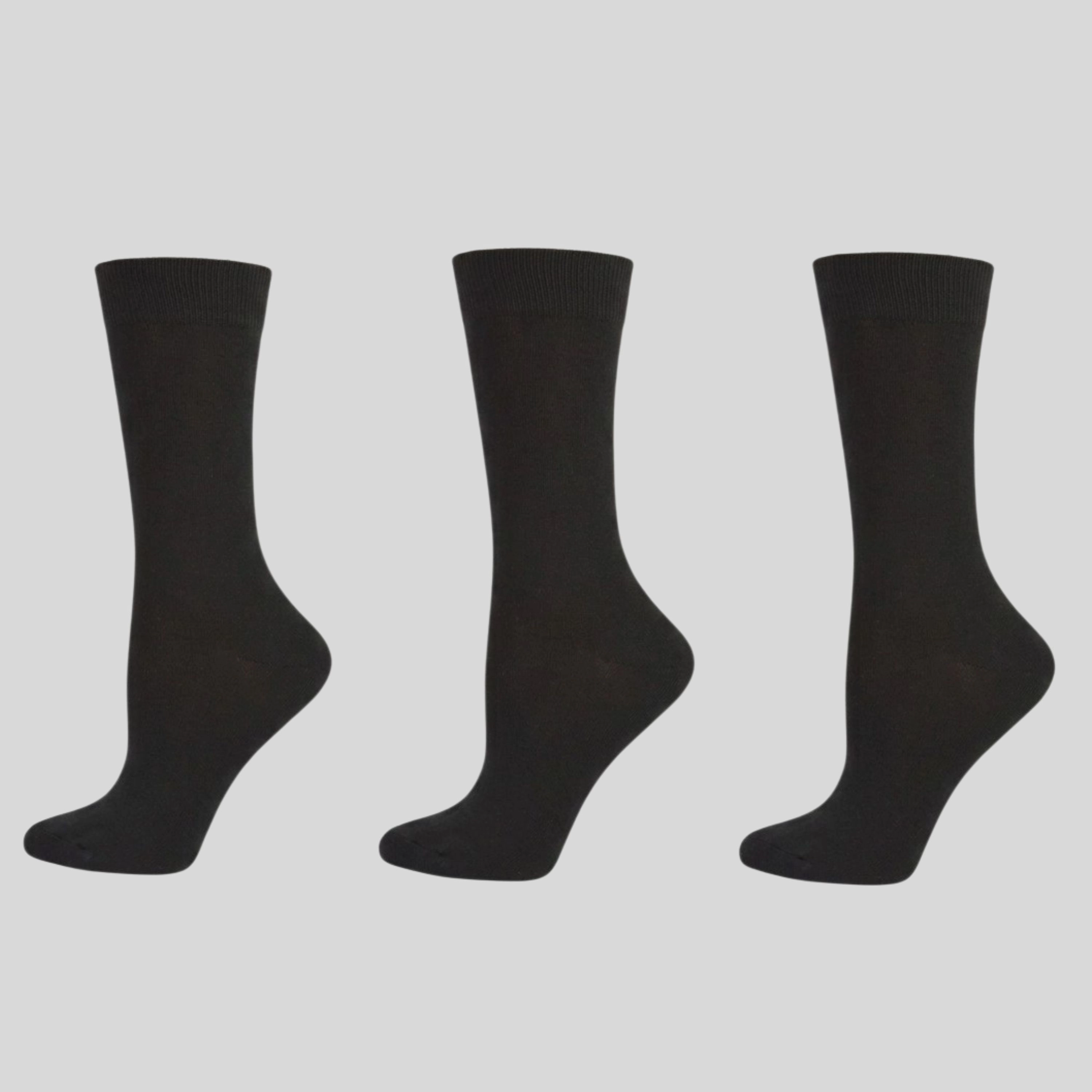 Wear Sierra Women's Crew Socks 3 Pair Packs