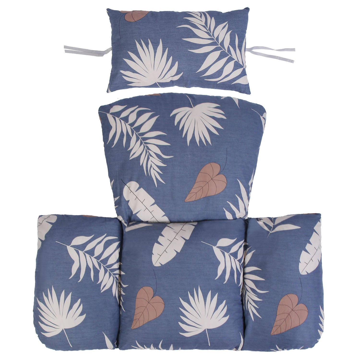 GBruno Thickened Egg Chair Cushion With Headrest