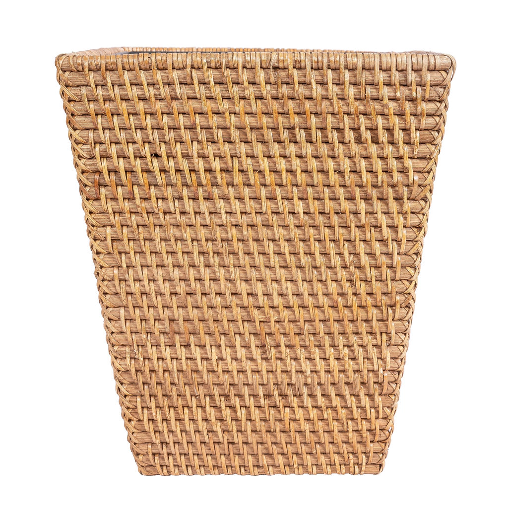 Saboga Home™ Square Tapered Waste Basket with Metal Liner