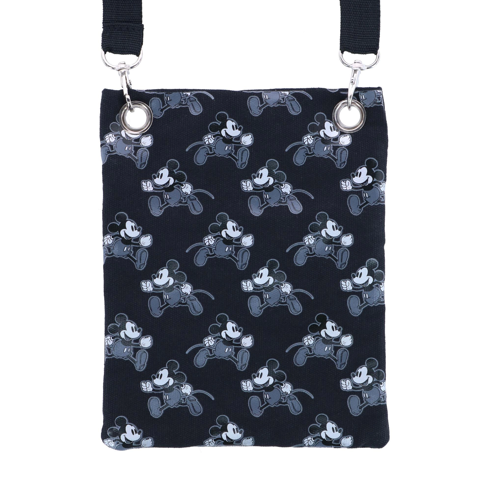 Jerry Leigh Disney Mickey Mouse Places to See Passport Crossbody Bag
