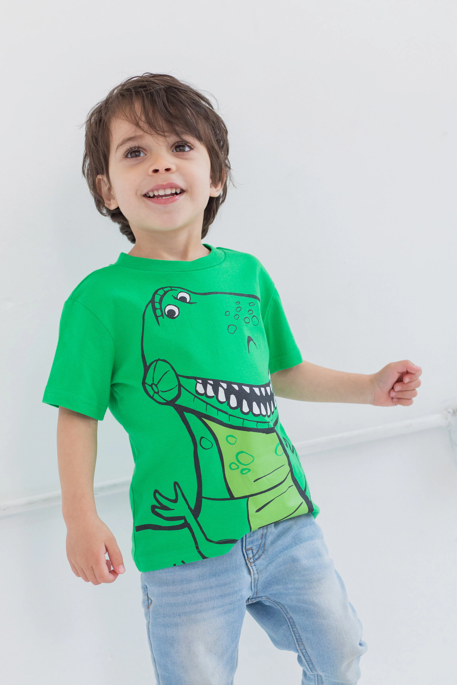Disney Pixar Boys' 3-Pack Short Sleeve T-Shirts