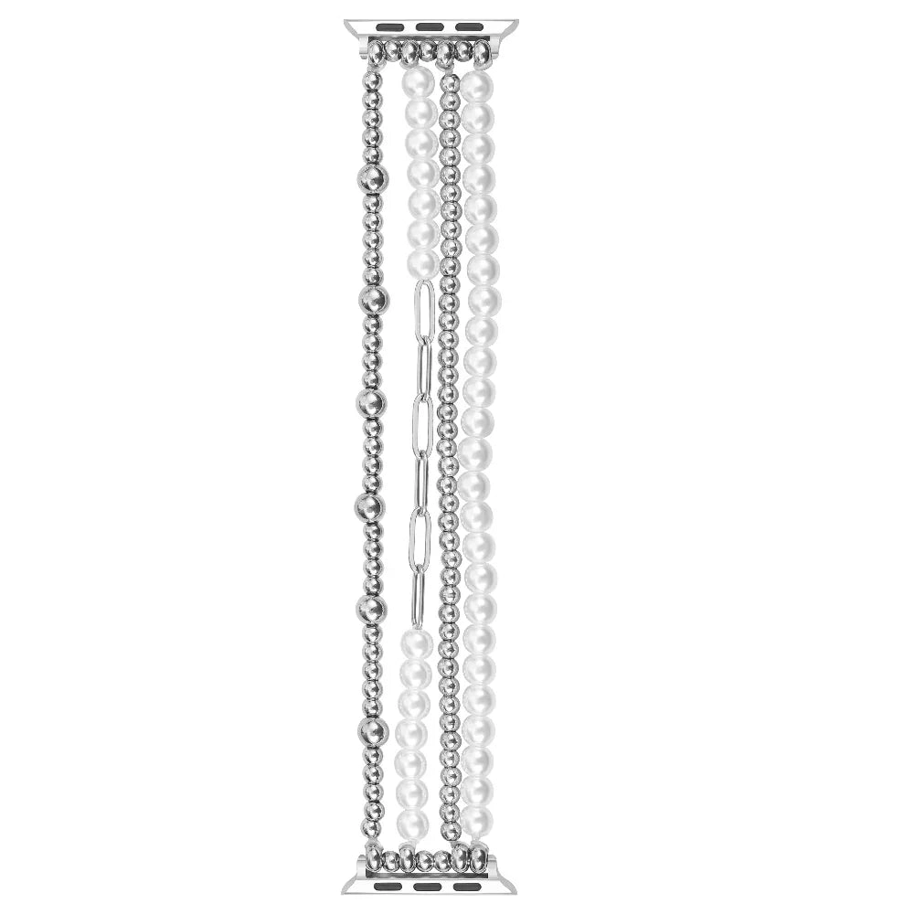 Posh Tech Womens Penny Beaded Band for Apple Watch