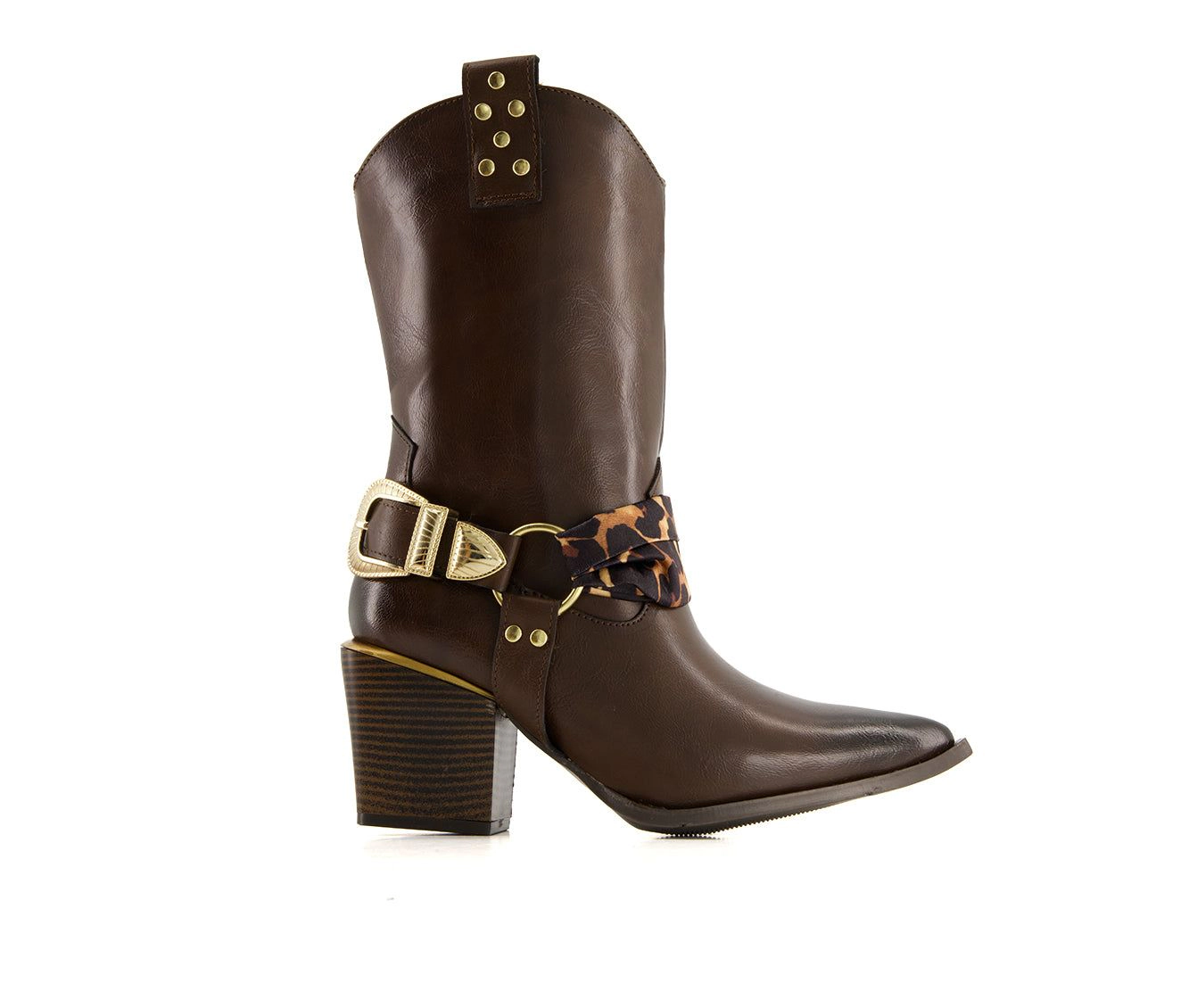 Andrea Womens Pointed Toe Western Style Boots