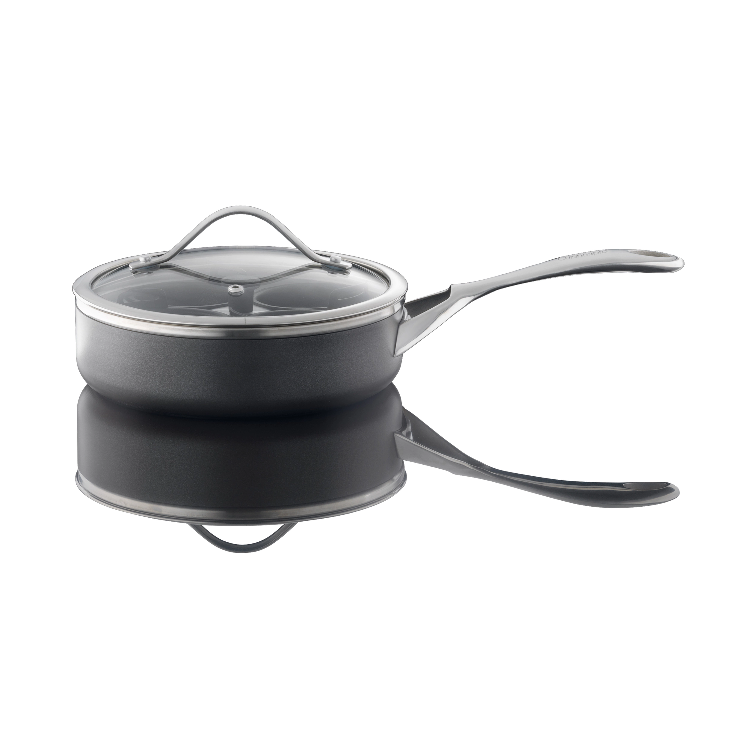 Cuisine::pro® iD3® 4-Egg Poacher With Lid 1.5 Qt.