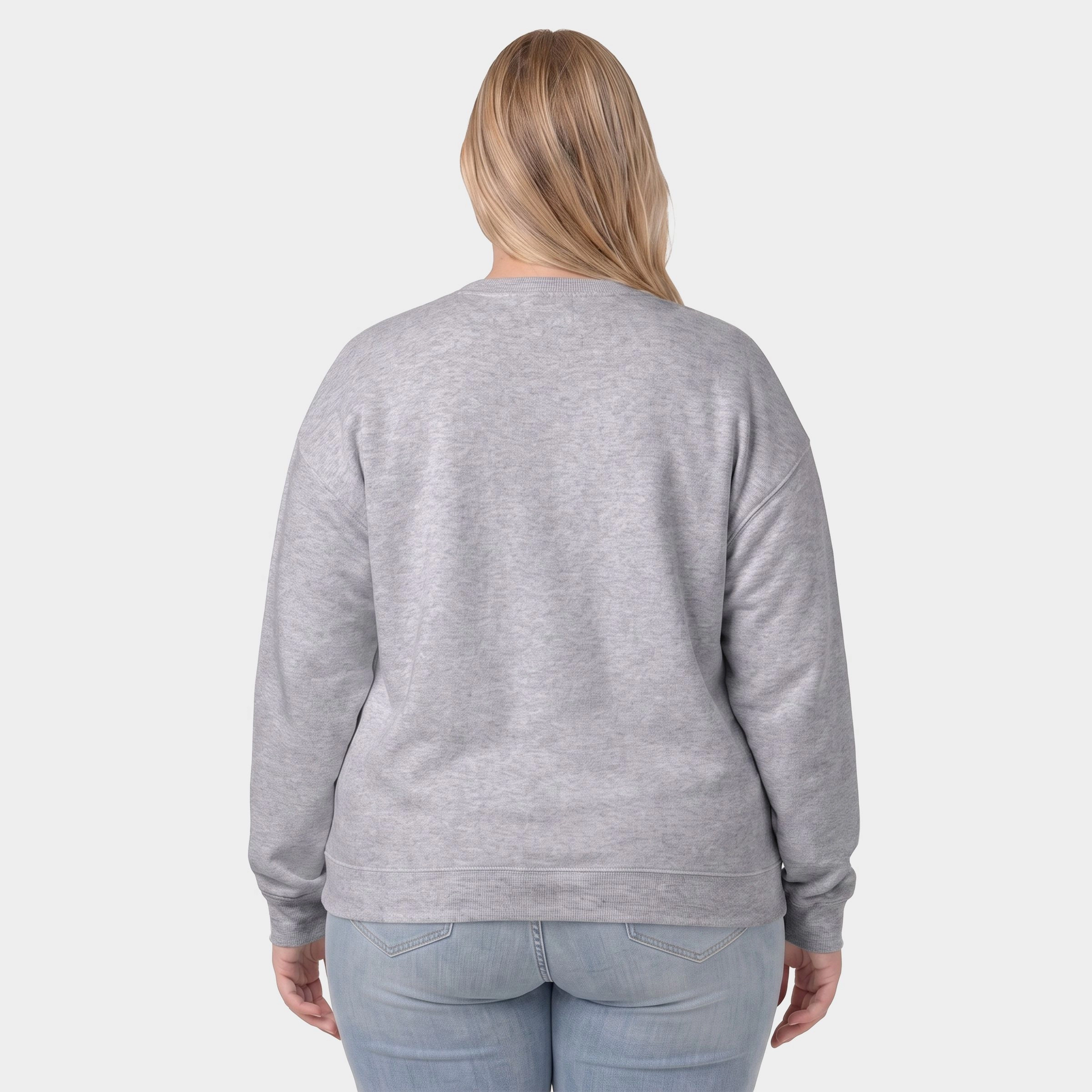 Simply Sage Market - Women's Plus Sized Graphic Sweatshirt Retro Floral Pumpkin