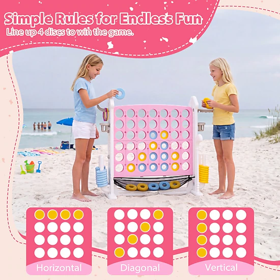Hivvago Four-in-One Connect Game Set