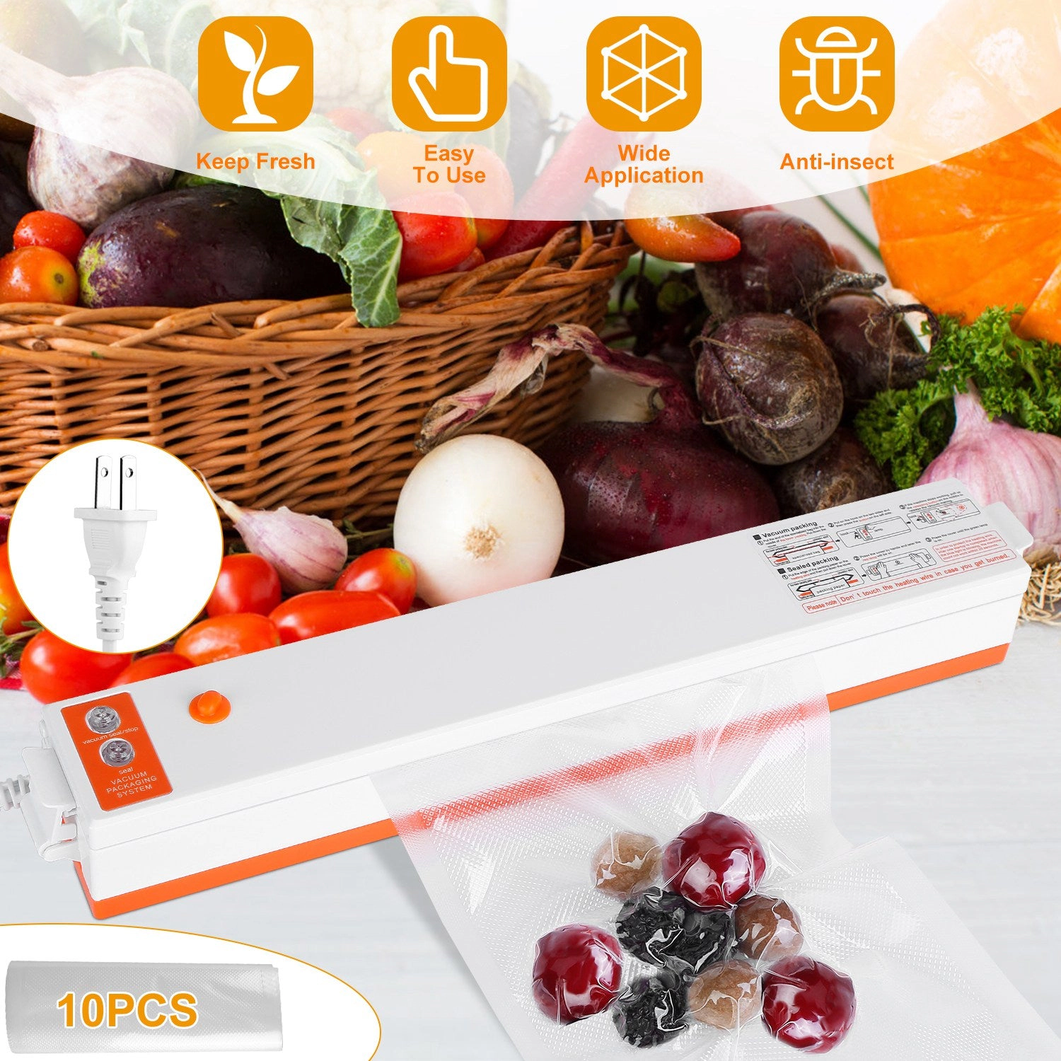 GBruno Automatic Electric Vacuum Sealer Machine