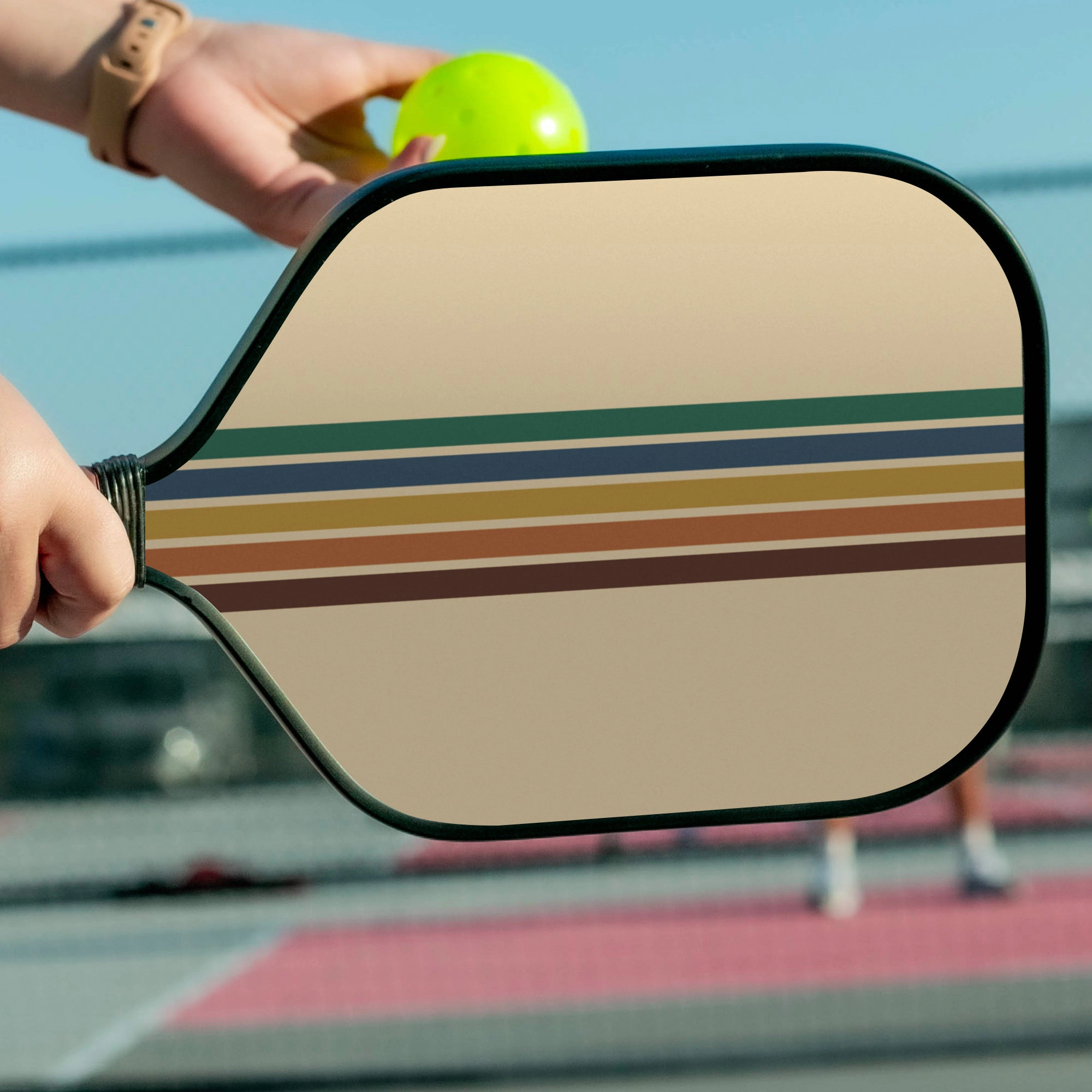 Elakai 16mm Retro Stripes Pickleball Paddle