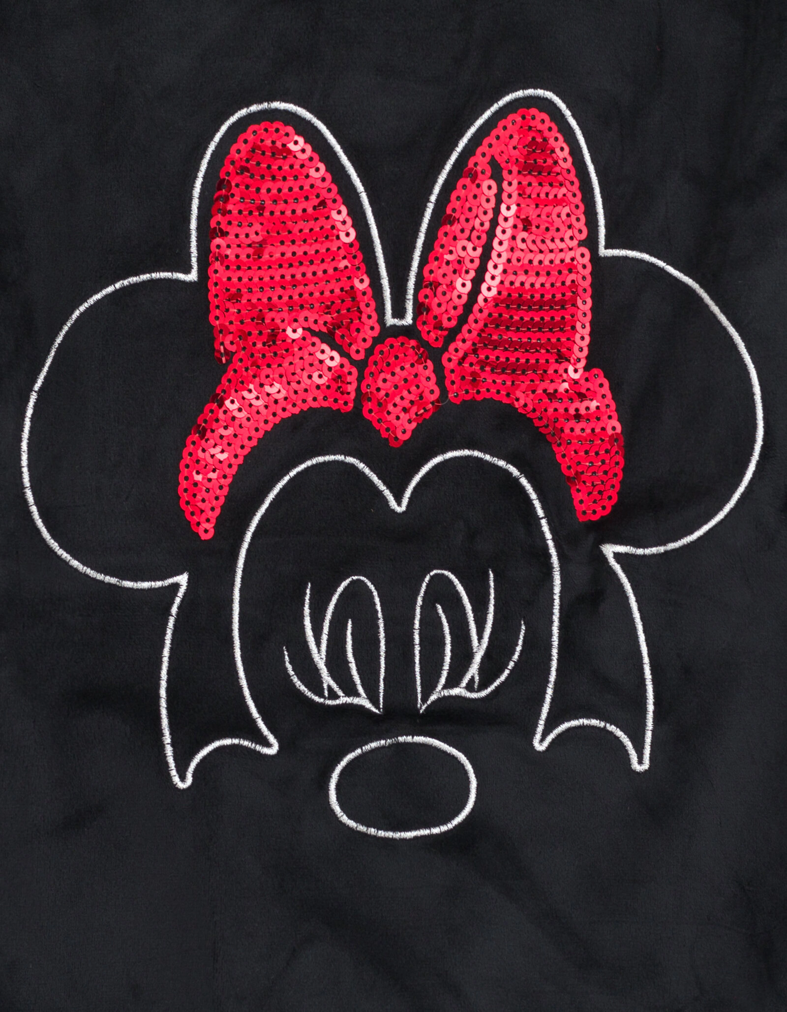 Disney Minnie Mouse Girls' 2-Piece Velour Sweatshirt and Pants Set