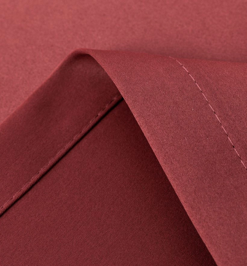 Kate Aurora Burgundy Red 2 Piece Grommet Top Blackout Curtain Panels For Extra Long Windows