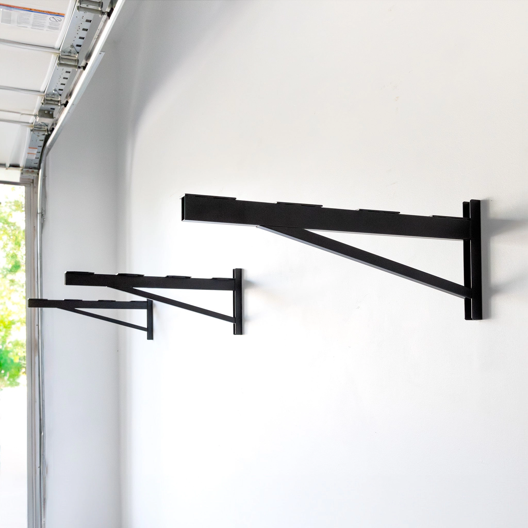 StoreYour 2' x 8' DIY Wall Shelf Brackets, Heavy Duty Garage Wall Shelf