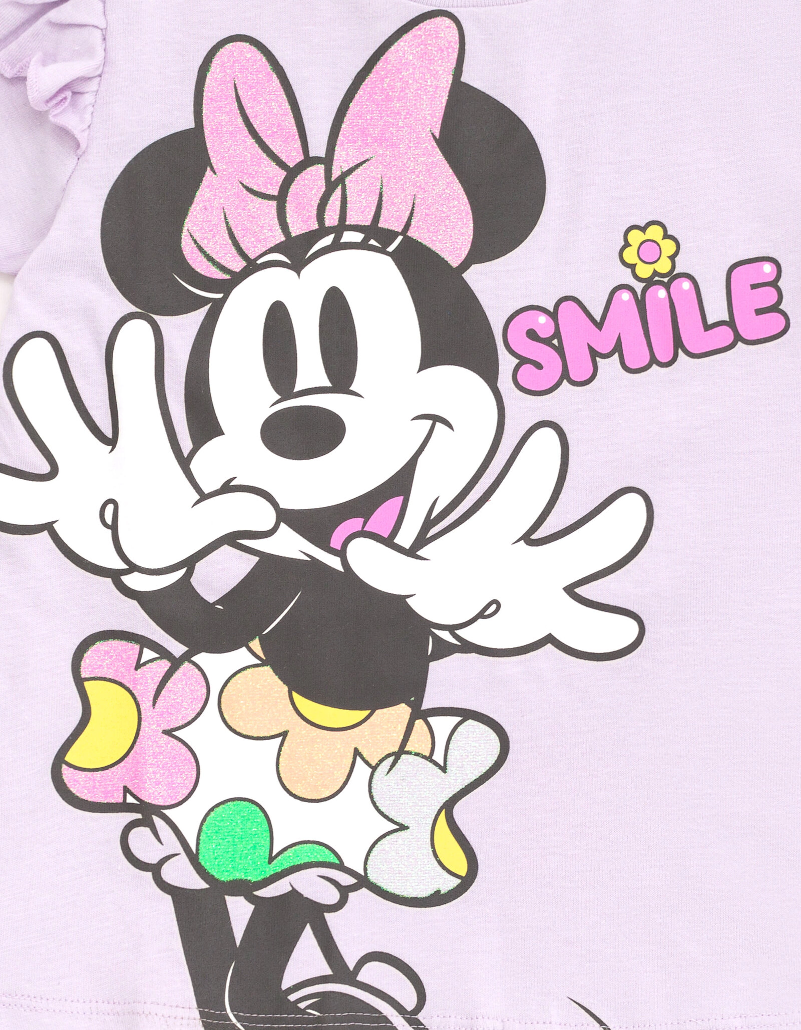 Disney Minnie Mouse Girls' 2-Piece T-Shirt and Leggings Set