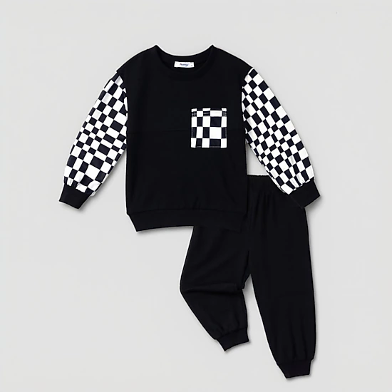 Arshiner Toddler Sweatsuit Crewneck Sweatshirt And Sweatpants Fall Fashion Toddler Boys Outfits