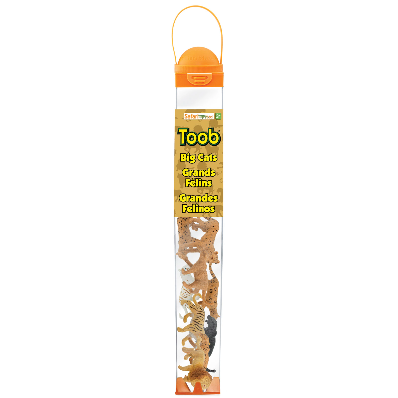 Safari Ltd. - Big Cats TOOB - contains 9 Mini Figurines