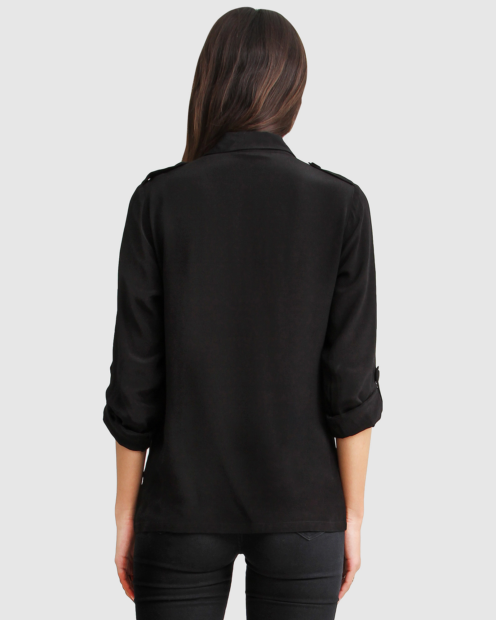 Belle & Bloom Eclipse Rolled Sleeve Blouse