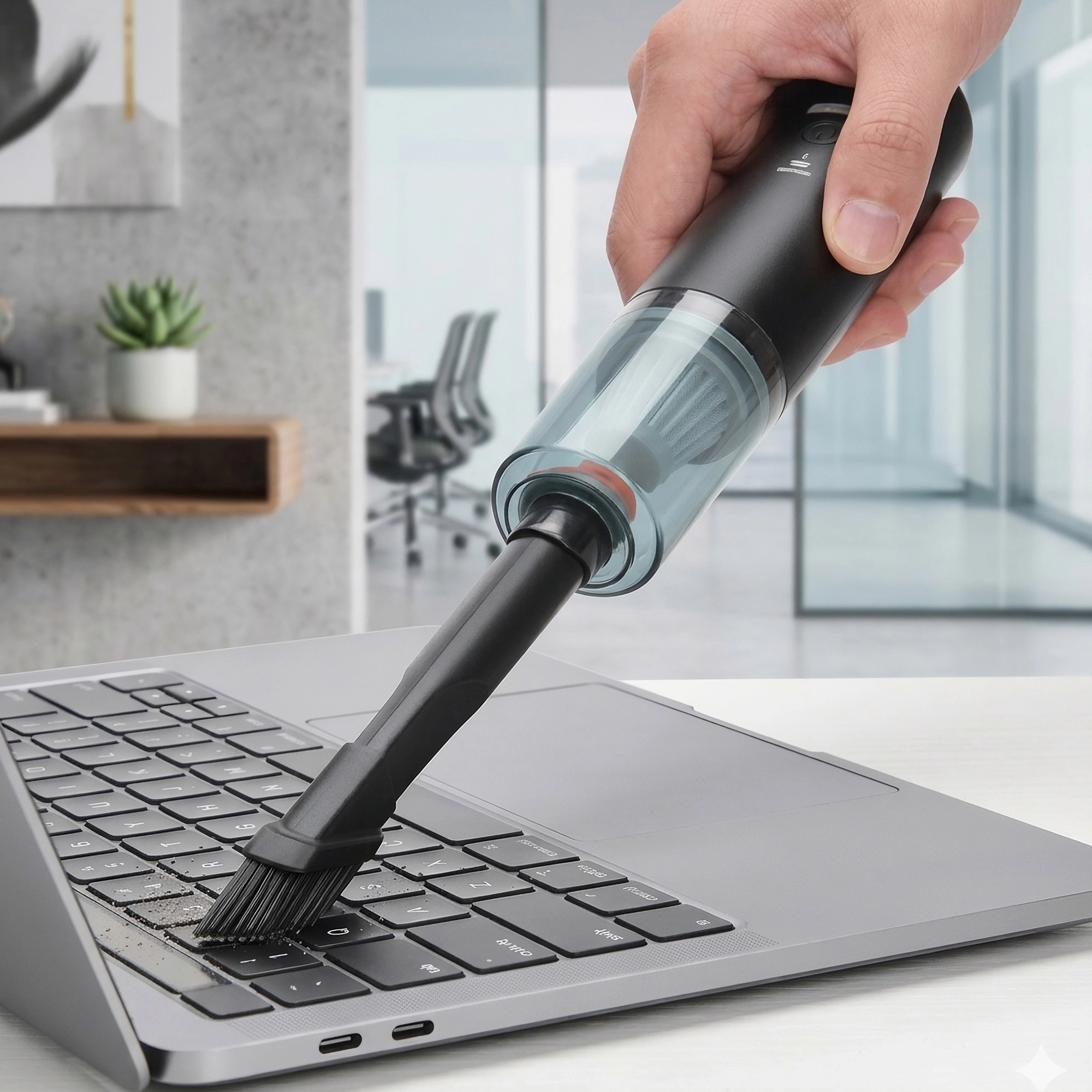 Pursonic Unisex Mini Wireless 2-in-1 Vacuum Cleaner & Air Duster