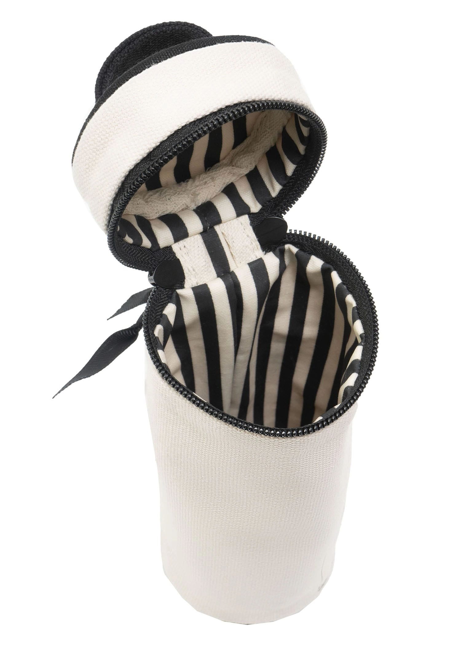 La L'Amour 16 oz Cotton Canvas Top-Handle Cylinder Toothbrush Case