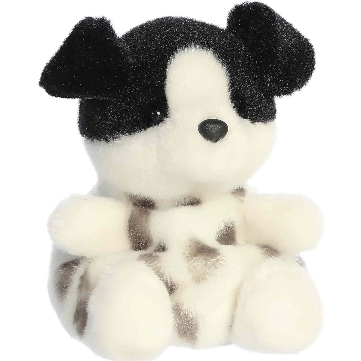 Aurora Palm Pals Snorkels Black and White Dog 5-Inch Stuffed Animal Plush