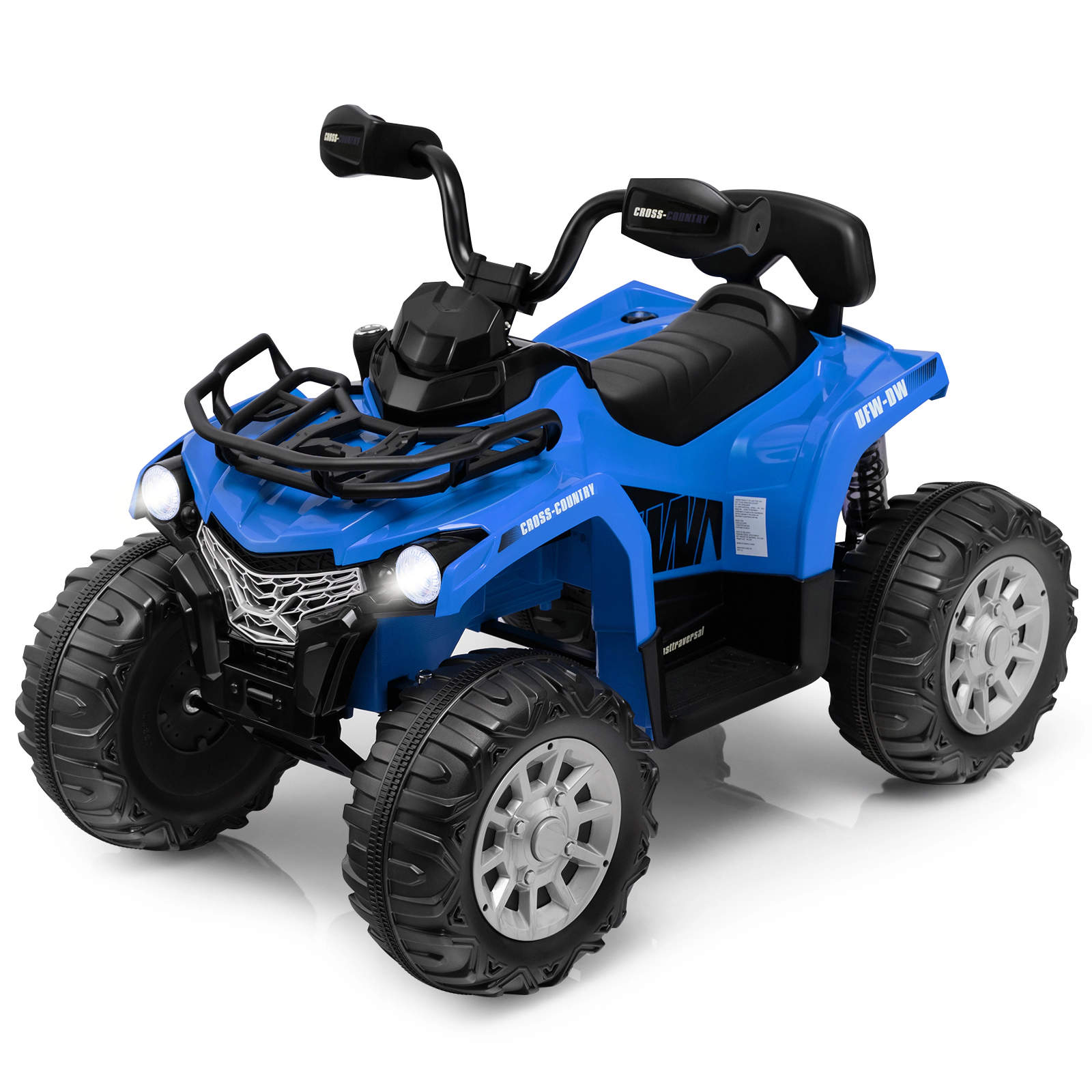 LJG 12V Kids Ride on ATV 4 Wheeler with MP3 and Headlights