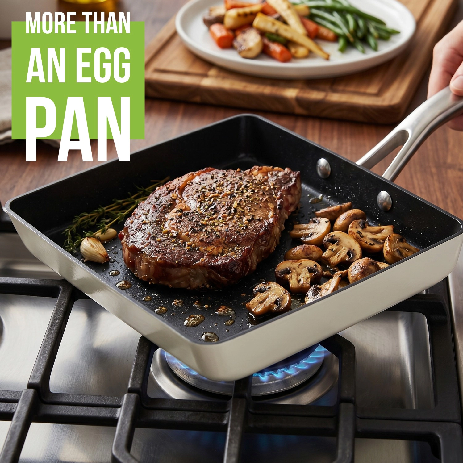 TECHEF - ValenCera - Ceramic Nonstick Tamagoyaki Japanese Omelette Pan/Egg Pan